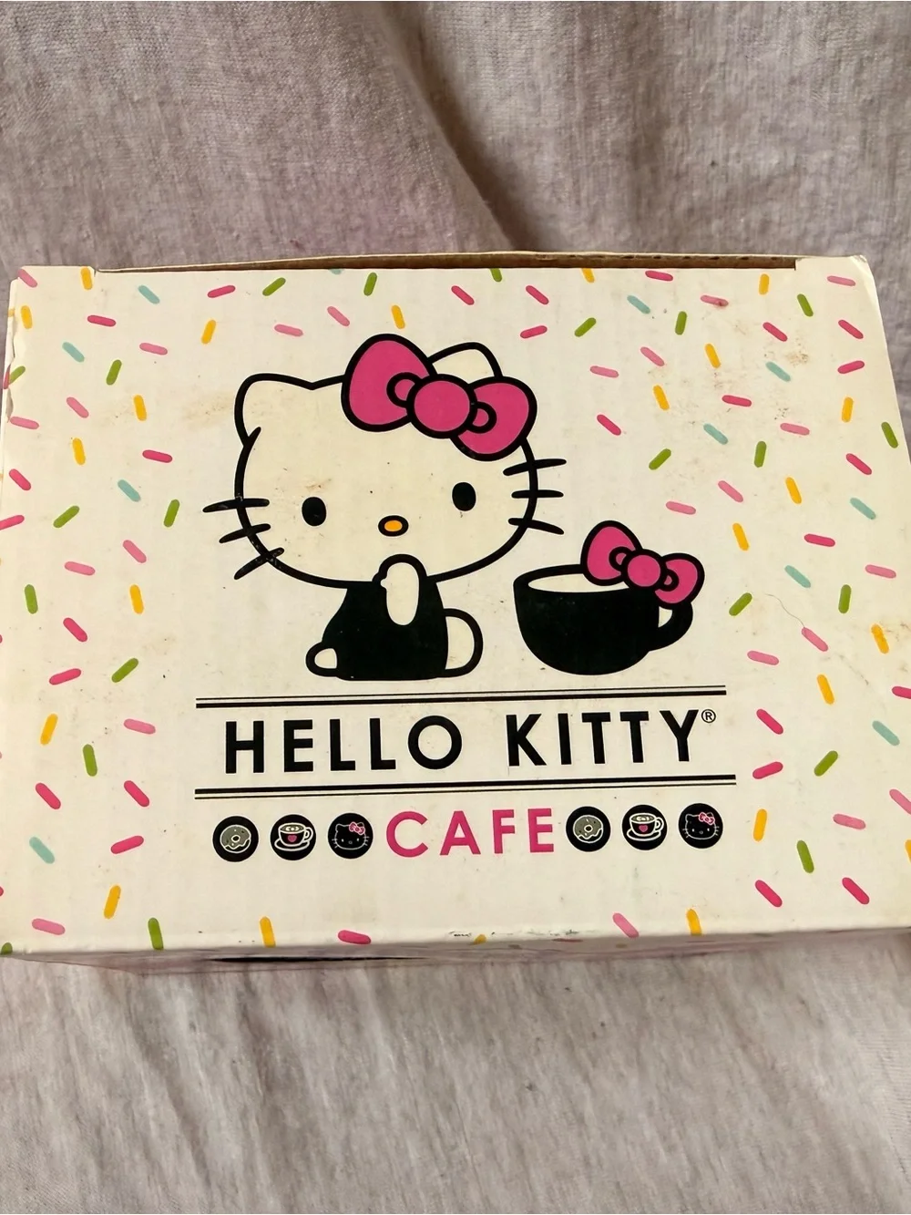 Hello Kitty Pink Donut Cafe Mug Gift